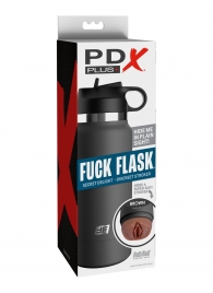 Смуглый мастурбатор-вагина в корпусе-бутылке F*ck Flask - Pipedream - в Новом Уренгое купить с доставкой