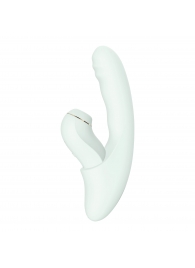 Мятный вибратор-кролик из 2 частей Fatima - 19 см. - BeYourLover купить в Новом Уренгое с доставкой в Orgasmix.ru Мятный вибратор-кролик из 2 частей Fatima - 19 см. - BeYourLover