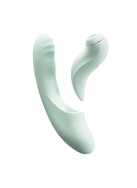 Мятный вибратор-кролик из 2 частей Fatima - 19 см. - BeYourLover купить в Новом Уренгое с доставкой в Orgasmix.ru Мятный вибратор-кролик из 2 частей Fatima - 19 см. - BeYourLover