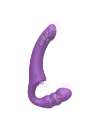 Фиолетовый безремневой страпон Straples Strap-On Dildo - Erokay - купить с доставкой в Новом Уренгое