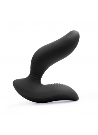 Черный вибромассажер простаты 3,5’’ Curve P-spot Massager - 12 см. - Erokay - в Новом Уренгое купить с доставкой