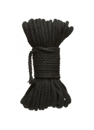 Черная верёвка для связывания и фиксации Bind Tie - 15,24 м. - Doc Johnson - купить с доставкой в Новом Уренгое