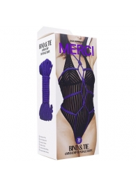 Фиолетовая верёвка для связывания и фиксации Bind Tie - 9,14 м. - Doc Johnson - купить с доставкой в Новом Уренгое