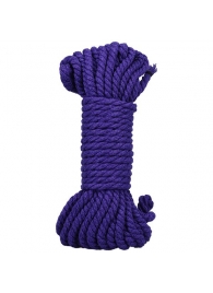 Фиолетовая верёвка для связывания и фиксации Bind Tie - 9,14 м. - Doc Johnson - купить с доставкой в Новом Уренгое
