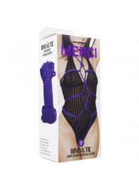 Фиолетовая верёвка для связывания и фиксации Bind Tie - 15,24 м. - Doc Johnson - купить с доставкой в Новом Уренгое