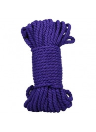 Фиолетовая верёвка для связывания и фиксации Bind Tie - 15,24 м. - Doc Johnson - купить с доставкой в Новом Уренгое