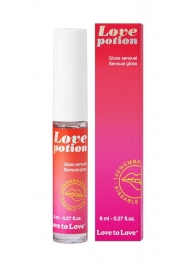 Возбуждающий блеск для губ Love Potion - 8 мл. - Love to Love - купить с доставкой в Новом Уренгое