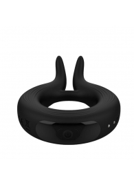 Черное эрекционное кольцо Marry Me Rechargeable Vibrating Cockring - Adrien Lastic - в Новом Уренгое купить с доставкой