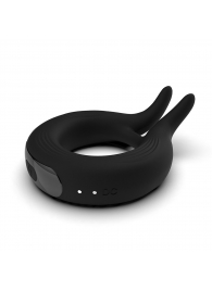 Черное эрекционное кольцо Marry Me Rechargeable Vibrating Cockring - Adrien Lastic - в Новом Уренгое купить с доставкой