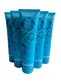 Набор из 5 пролонгирующих лубрикантов на водной основе Egzo Go (по 100 мл.) - EGZO - купить с доставкой в Новом Уренгое