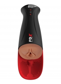 Мастурбатор-вагина в колбе с вибрацией Fuck-O-Matic Pro XL - Pipedream - в Новом Уренгое купить с доставкой