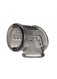 Дымчатая насадка на пенис и мошонку - Baile - в Новом Уренгое купить с доставкой