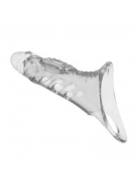 Прозрачная насадка на пенис - 22 см. - Baile - в Новом Уренгое купить с доставкой
