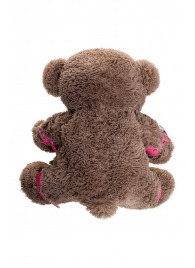 Бондажный набор: бурый мишка с розовыми оковами и наручниками - Pecado - купить с доставкой в Новом Уренгое