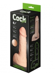 Телесный фаллоудлинитель с мошонкой Cock Next - 17 см. - LOVETOY (А-Полимер) - в Новом Уренгое купить с доставкой