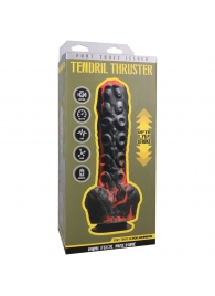 Черно-красная мини-машина на присоске Tendril Thruster - 21,6 см. - Doc Johnson - купить с доставкой в Новом Уренгое