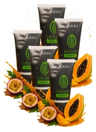 Набор из 5 съедобных лубрикантов JUJU со вкусом тропических фруктов - JuJu - купить с доставкой в Новом Уренгое