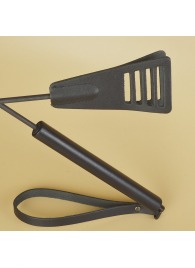 Черный кожаный стек «Сириус» - 60 см. - Sitabella - купить с доставкой в Новом Уренгое