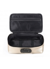 Золотистая сумочка для хранения игрушек Discreet Box - Dorcel - купить с доставкой в Новом Уренгое