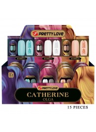 Набор из 15 мастурбаторов Catherine Olga - Baile - в Новом Уренгое купить с доставкой