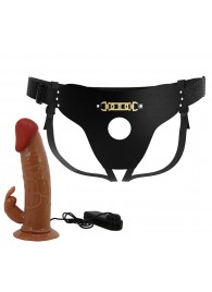 Мужской полый страпон с вибрацией Marion - Baile - купить с доставкой в Новом Уренгое