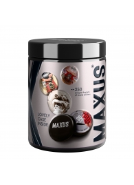 Черные утолщенные презервативы MAXUS Extra Strong с железным кейсом - 15 шт. - Maxus - купить с доставкой в Новом Уренгое