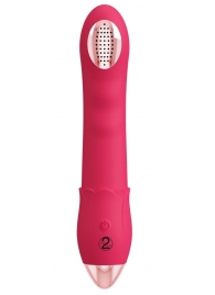 Малиновая насадка на душ с вибрацией Showers to orgasm - 20,1 см. - Orion - купить с доставкой в Новом Уренгое