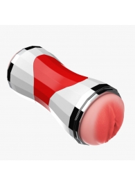 Двусторонний мастурбатор в колбе Power Grip Cup - вагина и ротик - Boys of Toys - в Новом Уренгое купить с доставкой