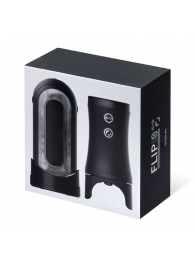Набор Tenga Flip Zero Electronic Vibrotation: мастурбатор с вибрацией и устройство вращения - Tenga - в Новом Уренгое купить с доставкой