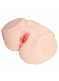 Мастурбатор-полуторс с двойным слоем материала Jenny Onahole Real Vagina - KOKOS - в Новом Уренгое купить с доставкой