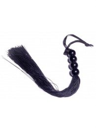 Черная силиконовая плеть - 37 см. - Boys of Toys - купить с доставкой в Новом Уренгое