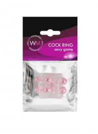 Прозрачная насадка на пенис с цветными шариками - Erowoman-Eroman - в Новом Уренгое купить с доставкой