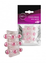 Прозрачная сквозная насадка на пенис с цветными шариками - Erowoman-Eroman - в Новом Уренгое купить с доставкой