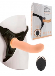 Женский вибрострапон со съемной насадкой и пультом ДУ - Erokay - купить с доставкой в Новом Уренгое