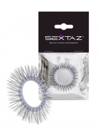 Круглое эрекционное кольцо с «ресничками» - Sextaz - в Новом Уренгое купить с доставкой