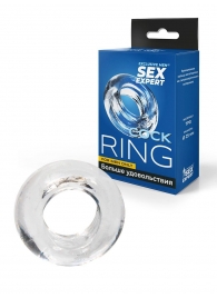 Прозрачное эрекционное кольцо-бублик - Sex Expert - в Новом Уренгое купить с доставкой