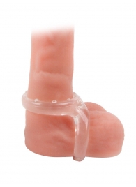 Прозрачное двойное эрекционное кольцо - Sex Expert - в Новом Уренгое купить с доставкой