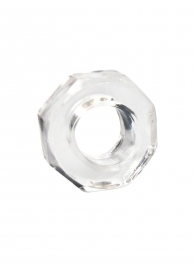 Прозрачное эрекционное кольцо в форме гайки - Sex Expert - в Новом Уренгое купить с доставкой