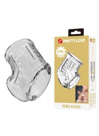 Прозрачная насадка на пенис и мошонку - Baile - в Новом Уренгое купить с доставкой