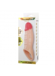 Телесная удлиняющая насадка на пенис Darnel - Baile - в Новом Уренгое купить с доставкой