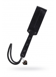 Черный кожаный пэддл - 32 см. - Pecado - купить с доставкой в Новом Уренгое