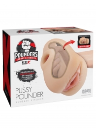 Телесный мастурбатор-вагина Pussy Pounder Squeeze Stroker - Pipedream - в Новом Уренгое купить с доставкой