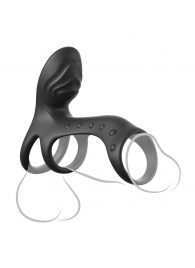 Черная насадка на пенис Ultimate Couples Cage Pro - Pipedream - в Новом Уренгое купить с доставкой