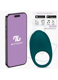 Зеленое интерактивное виброкольцо Ringo - Intoyou - в Новом Уренгое купить с доставкой