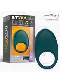 Зеленое интерактивное виброкольцо Ringo - Intoyou - в Новом Уренгое купить с доставкой
