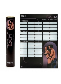 Плакат для двоих со скретч-слоем «БДСМ» - Сима-Ленд - купить с доставкой в Новом Уренгое