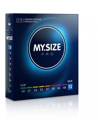 Презервативы MY.SIZE размер 72 - 3 шт. - My.Size - купить с доставкой в Новом Уренгое