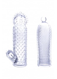 Набор из 2 прозрачных насадок на член Seductive Tickler Sleeves - NMC - в Новом Уренгое купить с доставкой