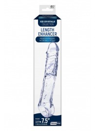 Прозрачная насадка-удлинитель Length Enhancer с подхватом - 22,3 см. - NMC - в Новом Уренгое купить с доставкой