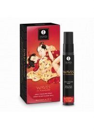 Оральный спрей Waves of Pleasure с ароматом клубники и шампанского - 20 мл. - Shunga - купить с доставкой в Новом Уренгое